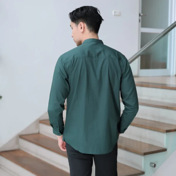 ANCSTR Kemeja Pria Shanghai Aplikasi Motif Premium - Everline - Image 7