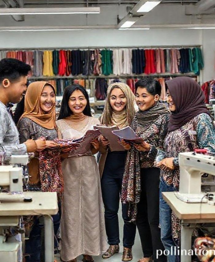 {"prompt":"A vibrant, modern textile workshop in Bandung, Indonesia. In the foreground, a group of young, diverse Indonesian entrepreneurs (UMKM fashion owners) are enthusiastically discussing clothing designs and fabric samples with an experienced konveksi owner. The background shows tailors working diligently on sewing machines, surrounded by rolls of colorful fabrics and finished garments, embodying creativity, collaboration, and quality production. The overall mood is optimistic and dynamic, showcasing teamwork and innovation.","originalPrompt":"A vibrant, modern textile workshop in Bandung, Indonesia. In the foreground, a group of young, diverse Indonesian entrepreneurs (UMKM fashion owners) are enthusiastically discussing clothing designs and fabric samples with an experienced konveksi owner. The background shows tailors working diligently on sewing machines, surrounded by rolls of colorful fabrics and finished garments, embodying creativity, collaboration, and quality production. The overall mood is optimistic and dynamic, showcasing teamwork and innovation.","width":768,"height":768,"seed":42,"model":"flux","enhance":false,"nologo":false,"negative_prompt":"undefined","nofeed":false,"safe":false,"quality":"medium","image":[],"transparent":false,"has_nsfw_concept":false,"concept":{"special_scores":{"0":0.42100000381469727,"1":-0.052000001072883606,"2":-0.06499999761581421},"special_care":[[0,0.42100000381469727]],"concept_scores":{"0":-0.09300000220537186,"1":-0.07699999958276749,"2":-0.07699999958276749,"3":-0.032999999821186066,"4":-0.07500000298023224,"5":-0.05900000035762787,"6":-0.061000000685453415,"7":-0.06400000303983688,"8":-0.03700000047683716,"9":-0.10899999737739563,"10":-0.0989999994635582,"11":-0.0860000029206276,"12":-0.07000000029802322,"13":-0.0689999982714653,"14":-0.07800000160932541,"15":-0.08500000089406967,"16":-0.06499999761581421},"bad_concepts":[]},"trackingData":{"actualModel":"flux","usage":{"completionImageTokens":1,"totalTokenCount":1}}}
