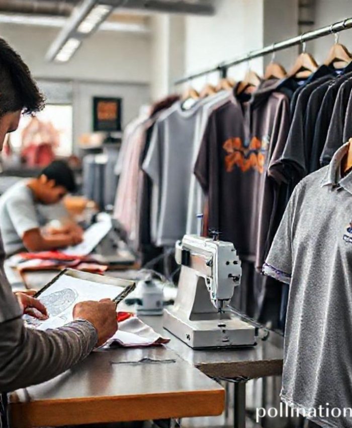 {"prompt":"A vibrant and modern konveksi workshop in Bandung. Focus on various stages of garment production: someone sketching a design on a tablet, another person precisely cutting fabric, a sewing machine actively stitching a custom uniform, and a rack displaying finished custom apparel for events (e.g., a marathon t-shirt), a community (e.g., a club hoodie with unique graphics), and a company (e.g., a professional polo shirt with an embroidered logo). The atmosphere is bustling but organized, showing skilled hands at work. Soft, natural light fills the space, highlighting the textures of different fabrics.","originalPrompt":"A vibrant and modern konveksi workshop in Bandung. Focus on various stages of garment production: someone sketching a design on a tablet, another person precisely cutting fabric, a sewing machine actively stitching a custom uniform, and a rack displaying finished custom apparel for events (e.g., a marathon t-shirt), a community (e.g., a club hoodie with unique graphics), and a company (e.g., a professional polo shirt with an embroidered logo). The atmosphere is bustling but organized, showing skilled hands at work. Soft, natural light fills the space, highlighting the textures of different fabrics.","width":768,"height":768,"seed":42,"model":"flux","enhance":false,"nologo":false,"negative_prompt":"undefined","nofeed":false,"safe":false,"quality":"medium","image":[],"transparent":false,"has_nsfw_concept":false,"concept":{"special_scores":{"0":0.38199999928474426,"1":-0.0729999989271164,"2":-0.11100000143051147},"special_care":[[0,0.38199999928474426]],"concept_scores":{"0":-0.09000000357627869,"1":-0.08500000089406967,"2":-0.0820000022649765,"3":-0.05999999865889549,"4":-0.08799999952316284,"5":-0.0729999989271164,"6":-0.06700000166893005,"7":-0.07100000232458115,"8":-0.07800000160932541,"9":-0.11800000071525574,"10":-0.08299999684095383,"11":-0.0949999988079071,"12":-0.07900000363588333,"13":-0.08500000089406967,"14":-0.0949999988079071,"15":-0.10499999672174454,"16":-0.09099999815225601},"bad_concepts":[]},"trackingData":{"actualModel":"flux","usage":{"completionImageTokens":1,"totalTokenCount":1}}}