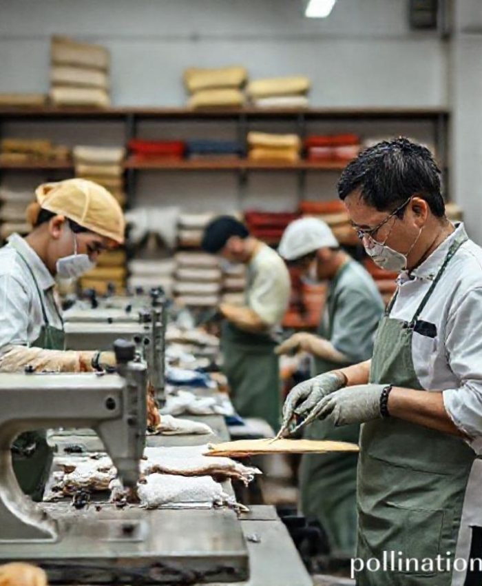 {"prompt":"Sebuah workshop konveksi modern dan bersih di Bandung, menampilkan beberapa penjahit profesional sedang fokus bekerja di depan mesin jahit canggih. Di latar belakang terlihat tumpukan kain berkualitas tinggi berbagai warna, serta gantungan seragam sekolah dan kantor yang sudah jadi, rapi dan berlabel. Pencahayaan hangat dan suasana kerja yang produktif.","originalPrompt":"Sebuah workshop konveksi modern dan bersih di Bandung, menampilkan beberapa penjahit profesional sedang fokus bekerja di depan mesin jahit canggih. Di latar belakang terlihat tumpukan kain berkualitas tinggi berbagai warna, serta gantungan seragam sekolah dan kantor yang sudah jadi, rapi dan berlabel. Pencahayaan hangat dan suasana kerja yang produktif.","width":768,"height":768,"seed":42,"model":"flux","enhance":false,"nologo":false,"negative_prompt":"undefined","nofeed":false,"safe":false,"quality":"medium","image":[],"transparent":false,"has_nsfw_concept":false,"concept":{"special_scores":{"0":0.39100000262260437,"1":-0.06599999964237213,"2":-0.10199999809265137},"special_care":[[0,0.39100000262260437]],"concept_scores":{"0":-0.07900000363588333,"1":-0.05400000140070915,"2":-0.07199999690055847,"3":-0.05299999937415123,"4":-0.06499999761581421,"5":-0.05999999865889549,"6":-0.050999999046325684,"7":-0.07500000298023224,"8":-0.07100000232458115,"9":-0.10000000149011612,"10":-0.0860000029206276,"11":-0.09200000017881393,"12":-0.07699999958276749,"13":-0.0820000022649765,"14":-0.09000000357627869,"15":-0.07999999821186066,"16":-0.06599999964237213},"bad_concepts":[]},"trackingData":{"actualModel":"flux","usage":{"completionImageTokens":1,"totalTokenCount":1}}}