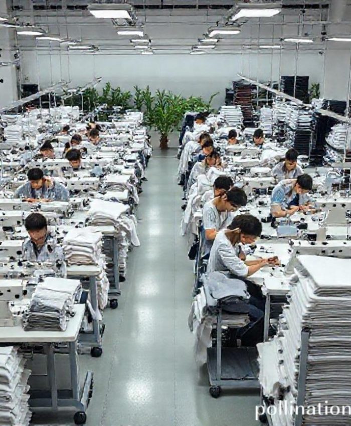 {"prompt":"A high-angle shot of a modern, clean garment factory floor. Several well-lit workstations with advanced sewing machines are visible. A diverse team of focused workers (male and female) are diligently operating machines, some are inspecting fabrics. Stacks of neatly folded fabrics and partially finished garments are arranged on shelves and trolleys. The overall atmosphere is productive and organized, emphasizing efficiency and quality. A subtle hint of green plants in the background to add a touch of fresh air.","originalPrompt":"A high-angle shot of a modern, clean garment factory floor. Several well-lit workstations with advanced sewing machines are visible. A diverse team of focused workers (male and female) are diligently operating machines, some are inspecting fabrics. Stacks of neatly folded fabrics and partially finished garments are arranged on shelves and trolleys. The overall atmosphere is productive and organized, emphasizing efficiency and quality. A subtle hint of green plants in the background to add a touch of fresh air.","width":768,"height":768,"seed":42,"model":"flux","enhance":false,"nologo":false,"negative_prompt":"undefined","nofeed":false,"safe":false,"quality":"medium","image":[],"transparent":false,"has_nsfw_concept":false,"concept":{"special_scores":{"0":0.3919999897480011,"1":-0.07599999755620956,"2":-0.10300000011920929},"special_care":[[0,0.3919999897480011]],"concept_scores":{"0":-0.07599999755620956,"1":-0.06199999898672104,"2":-0.07900000363588333,"3":-0.06300000101327896,"4":-0.06800000369548798,"5":-0.05000000074505806,"6":-0.050999999046325684,"7":-0.07100000232458115,"8":-0.07699999958276749,"9":-0.11100000143051147,"10":-0.07599999755620956,"11":-0.08799999952316284,"12":-0.0689999982714653,"13":-0.07400000095367432,"14":-0.0820000022649765,"15":-0.0860000029206276,"16":-0.09200000017881393},"bad_concepts":[]},"trackingData":{"actualModel":"flux","usage":{"completionImageTokens":1,"totalTokenCount":1}}}