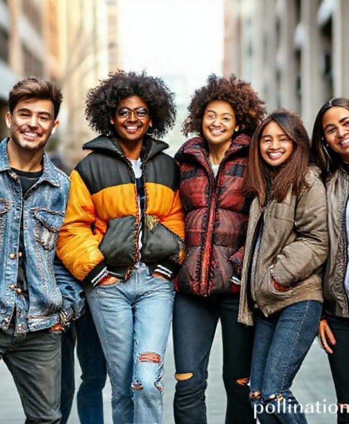 {"prompt":"A diverse group of young, stylish models (both male and female) happily posing outdoors, wearing various trendy oversized jackets. The jackets include a distressed denim oversized jacket, a sporty varsity jacket with patches, a puffy colorful puffer jacket, a cozy plaid shacket, and a sleek bomber jacket. The setting is urban with a blend of natural light, showcasing the versatility and comfort of the outfits. The overall vibe is modern, casual, and energetic.","originalPrompt":"A diverse group of young, stylish models (both male and female) happily posing outdoors, wearing various trendy oversized jackets. The jackets include a distressed denim oversized jacket, a sporty varsity jacket with patches, a puffy colorful puffer jacket, a cozy plaid shacket, and a sleek bomber jacket. The setting is urban with a blend of natural light, showcasing the versatility and comfort of the outfits. The overall vibe is modern, casual, and energetic.","width":768,"height":768,"seed":42,"model":"flux","enhance":false,"nologo":false,"negative_prompt":"undefined","nofeed":false,"safe":false,"quality":"medium","image":[],"transparent":false,"has_nsfw_concept":false,"concept":{"special_scores":{"0":0.382999986410141,"1":-0.06300000101327896,"2":-0.08299999684095383},"special_care":[[0,0.382999986410141]],"concept_scores":{"0":-0.09600000083446503,"1":-0.09099999815225601,"2":-0.08100000023841858,"3":-0.04800000041723251,"4":-0.08299999684095383,"5":-0.08500000089406967,"6":-0.08799999952316284,"7":-0.07000000029802322,"8":-0.057999998331069946,"9":-0.12099999934434891,"10":-0.09799999743700027,"11":-0.09000000357627869,"12":-0.0860000029206276,"13":-0.10499999672174454,"14":-0.09799999743700027,"15":-0.10499999672174454,"16":-0.10100000351667404},"bad_concepts":[]},"trackingData":{"actualModel":"flux","usage":{"completionImageTokens":1,"totalTokenCount":1}}}