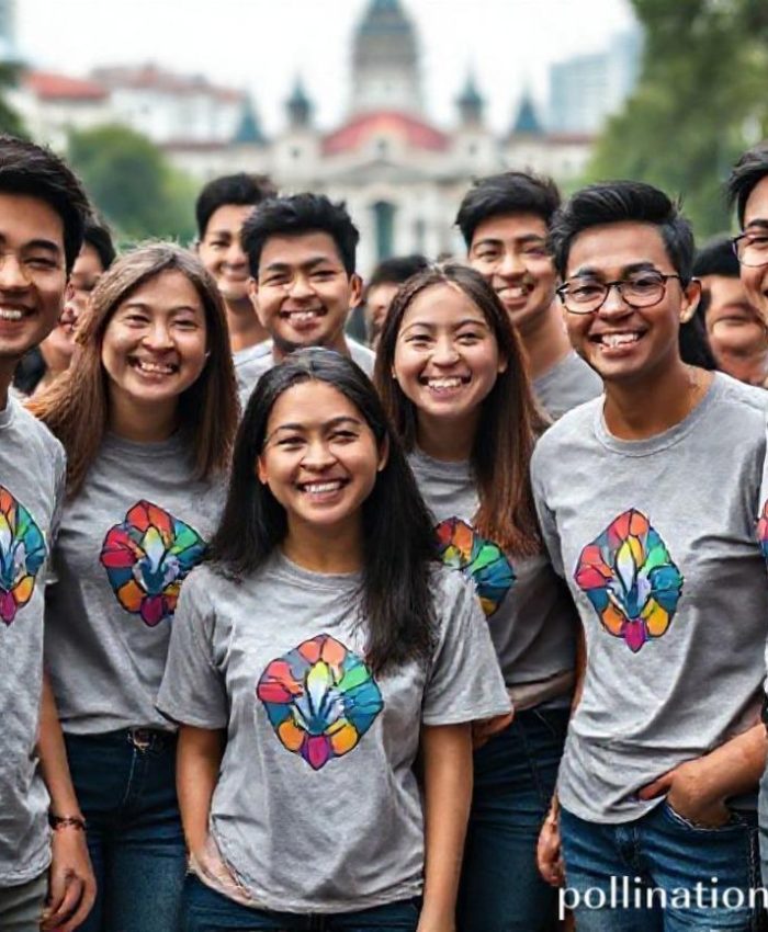 {"prompt":"A vibrant and diverse group of young adults, smiling and happily wearing custom-designed t-shirts for a community event. The t-shirts feature a colorful, modern logo. In the background, there's a subtly blurred view of Bandung city landmarks like Gedung Sate, suggesting the location. The overall mood is energetic, collaborative, and professional.","originalPrompt":"A vibrant and diverse group of young adults, smiling and happily wearing custom-designed t-shirts for a community event. The t-shirts feature a colorful, modern logo. In the background, there's a subtly blurred view of Bandung city landmarks like Gedung Sate, suggesting the location. The overall mood is energetic, collaborative, and professional.","width":768,"height":768,"seed":42,"model":"flux","enhance":false,"nologo":false,"negative_prompt":"undefined","nofeed":false,"safe":false,"quality":"medium","image":[],"transparent":false,"has_nsfw_concept":false,"concept":{"special_scores":{"0":0.3709999918937683,"1":-0.061000000685453415,"2":-0.1080000028014183},"special_care":[[0,0.3709999918937683]],"concept_scores":{"0":-0.10199999809265137,"1":-0.0729999989271164,"2":-0.08799999952316284,"3":-0.04100000113248825,"4":-0.08399999886751175,"5":-0.07100000232458115,"6":-0.06700000166893005,"7":-0.0689999982714653,"8":-0.04899999871850014,"9":-0.11999999731779099,"10":-0.09700000286102295,"11":-0.08500000089406967,"12":-0.07100000232458115,"13":-0.07800000160932541,"14":-0.07400000095367432,"15":-0.0949999988079071,"16":-0.09200000017881393},"bad_concepts":[]},"trackingData":{"actualModel":"flux","usage":{"completionImageTokens":1,"totalTokenCount":1}}}