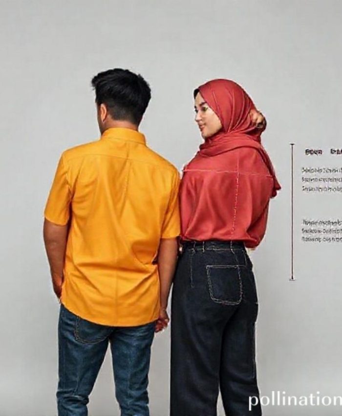 {"prompt":"Seorang model pria dan wanita, berdiri berdampingan. Pria mengenakan kaus 'Regular Fit' berwarna solid yang pas di badan, menunjukkan siluet yang rapi. Wanita mengenakan kaus 'Oversize Fit' berwarna senada dengan gaya santai namun tetap stylish, dengan bahu yang tampak jatuh secara proporsional. Di antara mereka, tampak tangan sedang memegang meteran kain, mengukur diri, dengan infografis sederhana di latar belakang yang membandingkan perbedaan ukuran di bagian bahu, dada, dan panjang antara kedua fit tersebut. Nuansa cerah namun profesional, dengan fokus pada pakaian dan proses pengukuran.","originalPrompt":"Seorang model pria dan wanita, berdiri berdampingan. Pria mengenakan kaus 'Regular Fit' berwarna solid yang pas di badan, menunjukkan siluet yang rapi. Wanita mengenakan kaus 'Oversize Fit' berwarna senada dengan gaya santai namun tetap stylish, dengan bahu yang tampak jatuh secara proporsional. Di antara mereka, tampak tangan sedang memegang meteran kain, mengukur diri, dengan infografis sederhana di latar belakang yang membandingkan perbedaan ukuran di bagian bahu, dada, dan panjang antara kedua fit tersebut. Nuansa cerah namun profesional, dengan fokus pada pakaian dan proses pengukuran.","width":768,"height":768,"seed":42,"model":"flux","enhance":false,"nologo":false,"negative_prompt":"undefined","nofeed":false,"safe":false,"quality":"medium","image":[],"transparent":false,"has_nsfw_concept":false,"concept":{"special_scores":{"0":0.4259999990463257,"1":-0.05299999937415123,"2":-0.06800000369548798},"special_care":[[0,0.4259999990463257]],"concept_scores":{"0":-0.04600000008940697,"1":-0.04399999976158142,"2":-0.04899999871850014,"3":-0.02199999988079071,"4":-0.057999998331069946,"5":-0.026000000536441803,"6":-0.041999999433755875,"7":-0.04100000113248825,"8":-0.03999999910593033,"9":-0.11100000143051147,"10":-0.04899999871850014,"11":-0.050999999046325684,"12":-0.050999999046325684,"13":-0.04899999871850014,"14":-0.05900000035762787,"15":-0.0729999989271164,"16":-0.050999999046325684},"bad_concepts":[]},"trackingData":{"actualModel":"flux","usage":{"completionImageTokens":1,"totalTokenCount":1}}}