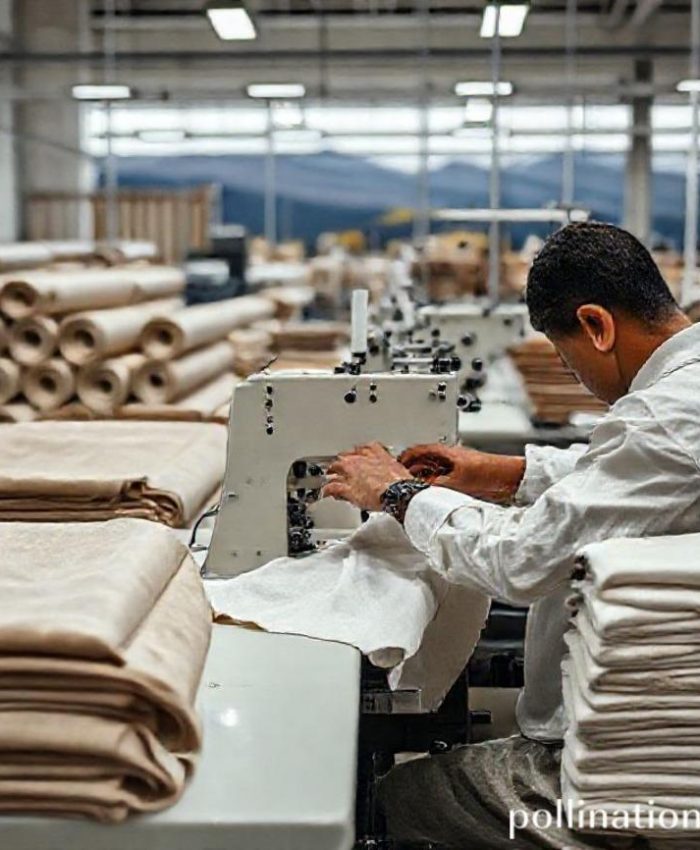 {"prompt":"A professional, well-lit shot inside a modern garment factory in Bandung, Indonesia. The focus is on skilled hands meticulously sewing a premium linen shirt on an industrial sewing machine. Rolls of high-quality linen fabric in various sophisticated colors (earth tones, pastels) are visible in the background, along with neatly stacked finished linen shirts. The scene conveys precision, craftsmanship, and a blend of traditional skill with modern technology. Subtle branding or a glimpse of the Bandung landscape (like hills or modern buildings) in the distant background could be incorporated to emphasize location. The overall aesthetic should be clean, premium, and inviting.","originalPrompt":"A professional, well-lit shot inside a modern garment factory in Bandung, Indonesia. The focus is on skilled hands meticulously sewing a premium linen shirt on an industrial sewing machine. Rolls of high-quality linen fabric in various sophisticated colors (earth tones, pastels) are visible in the background, along with neatly stacked finished linen shirts. The scene conveys precision, craftsmanship, and a blend of traditional skill with modern technology. Subtle branding or a glimpse of the Bandung landscape (like hills or modern buildings) in the distant background could be incorporated to emphasize location. The overall aesthetic should be clean, premium, and inviting.","width":768,"height":768,"seed":42,"model":"flux","enhance":false,"nologo":false,"negative_prompt":"undefined","nofeed":false,"safe":false,"quality":"medium","image":[],"transparent":false,"has_nsfw_concept":false,"concept":{"special_scores":{"0":0.39100000262260437,"1":-0.07000000029802322,"2":-0.10000000149011612},"special_care":[[0,0.39100000262260437]],"concept_scores":{"0":-0.08299999684095383,"1":-0.05999999865889549,"2":-0.07500000298023224,"3":-0.04800000041723251,"4":-0.07000000029802322,"5":-0.05900000035762787,"6":-0.04600000008940697,"7":-0.07100000232458115,"8":-0.07800000160932541,"9":-0.10899999737739563,"10":-0.08900000154972076,"11":-0.10199999809265137,"12":-0.0689999982714653,"13":-0.07800000160932541,"14":-0.09600000083446503,"15":-0.09600000083446503,"16":-0.0820000022649765},"bad_concepts":[]},"trackingData":{"actualModel":"flux","usage":{"completionImageTokens":1,"totalTokenCount":1}}}